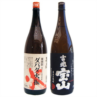 ダバダ火振 1800ml栗 と吉兆宝山 芋1800ｍｌ西酒造 焼酎 飲み比べセット 2本セット 【送料無料】沖縄は別途1,000円いただきます。 7,931円