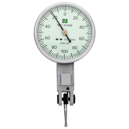 ダイヤルインジケータ（0～0.2mm/目量0.002mm） WTI-2038W 新潟精機 【測定 狭い てこ式】 新潟精機