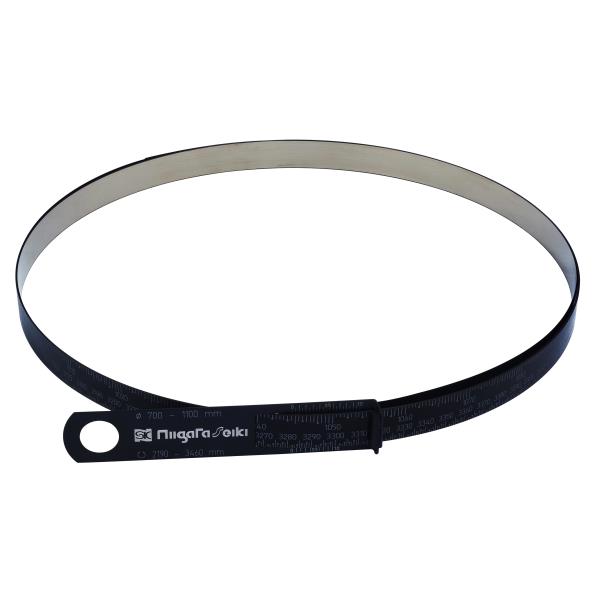 サークルメジャー快段目盛 16x3460mm CJU-3460BKD 新潟精機 【測定 スケール メジャー サークル 直径 円周】