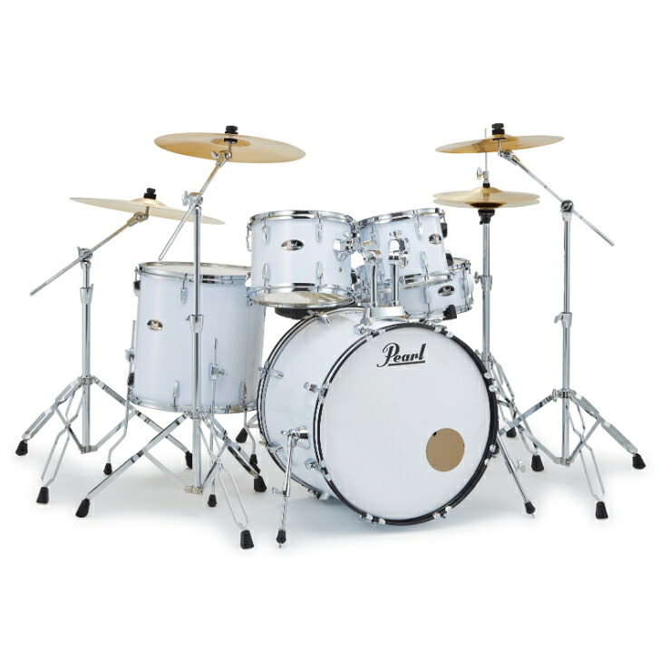 Pearl パール ROADSHOW RS525SCWN/C-2CSNドラムセット #33 Pure White｜ニイカワ楽器　店