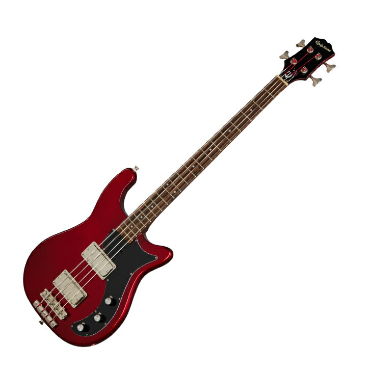 【メンテ済】EpiphoneEMBASSYエピフォンエレキベースアルニコ5 Epiphone Embassy Bass Smoked Almond Metallic エレキベース