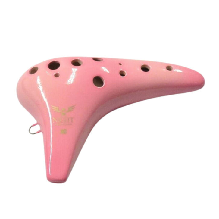 NIGHT ナイト オカリナ S-ACP 撫子(ピンク) 調(shirabe) アルトC調|ニイカワ楽器 店