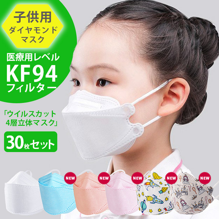 商舗 KF94 子ども用立体マスク プリンセス柄5セット ecousarecycling.com