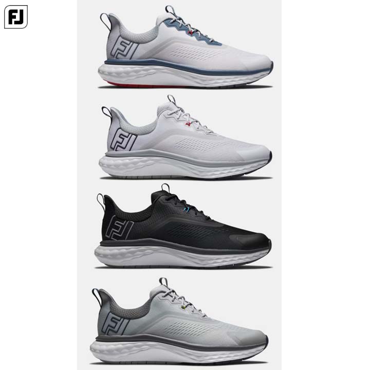 楽天市場】FootJoy Quantum Golf Shoes (White / Blue / Red
