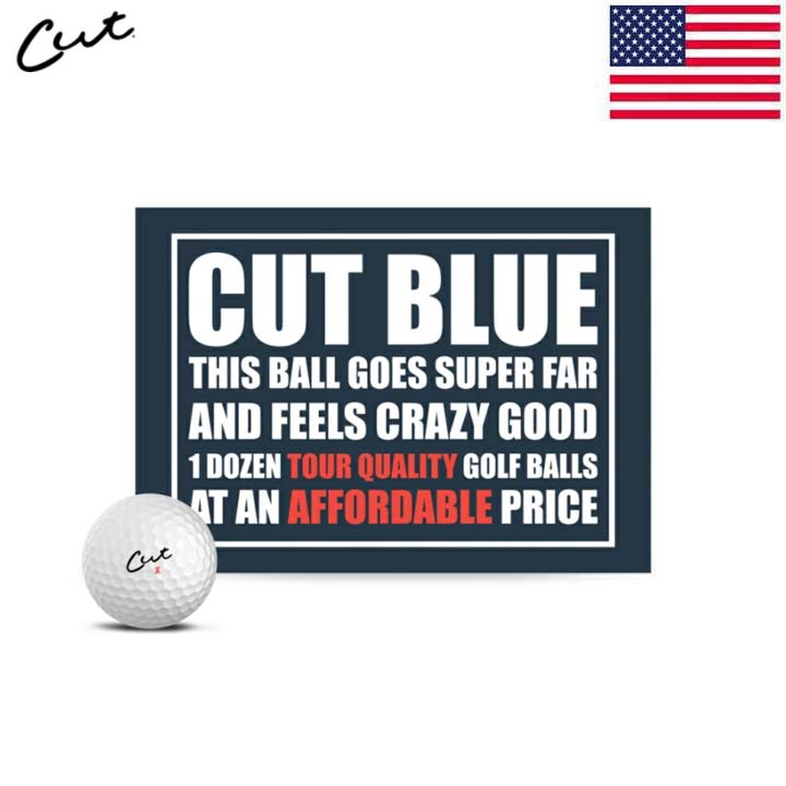 カットゴルフ Cut Golf カットブルー Blueゴルフボール 4ピース Ball3ダースセット 3ダース セット販売 驚きの価格