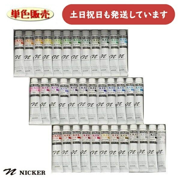 楽天市場】ニッカー絵具 ポスターカラー 24色セット PCT24 : アーク