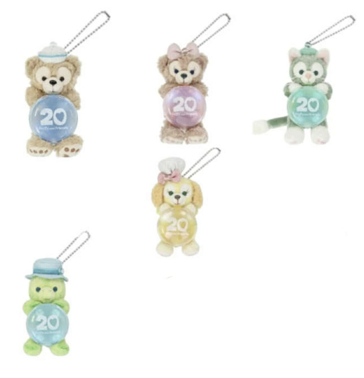 【新品】ディズニー ダッフィー カラフルハピネス リーナベル ぬいぐるみチャーム ?media_id=3611261122004320583