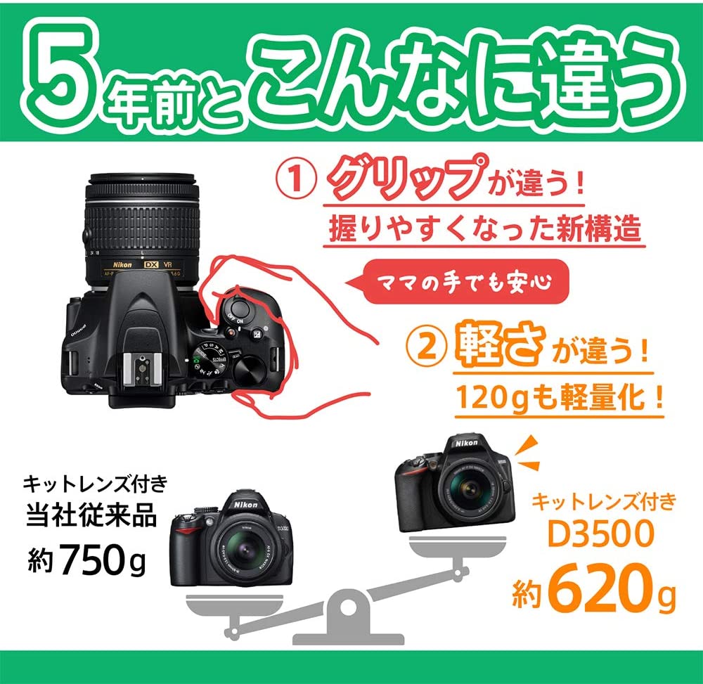 安い購入 楽天市場 Nikon デジタル一眼レフカメラ D3500 Af P 18 55 Vr レンズキット D3500lk にじいろマート 絶対一番安い Www Lexusoman Com