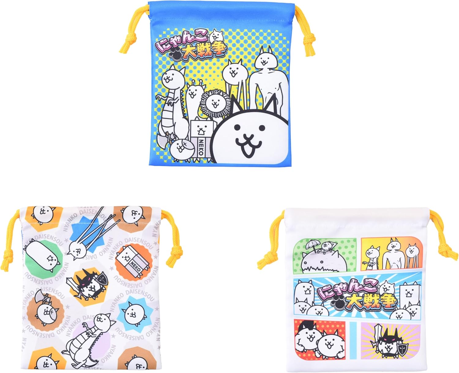 ポーチ＆巾着♡にゃんこ ふくふくにゃんこ いちご巾着ポーチ – HAPiNS online shop