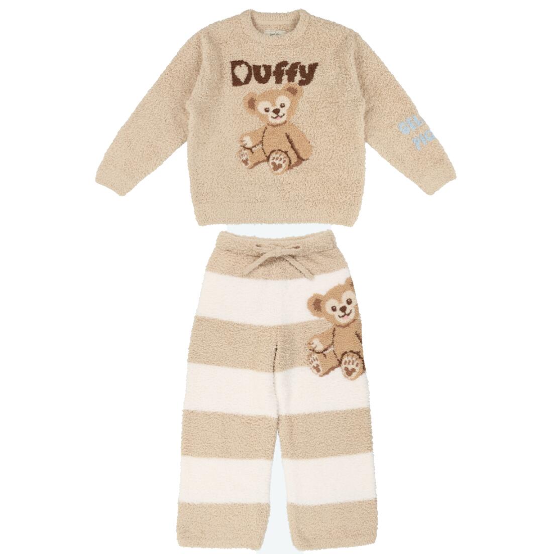 ジェラピケ　ダッフィー　TDS　半袖　ルームウェアセット　ブルー 楽天市場】ダッフィー ルームウェアセット 半袖 ブルー gelato