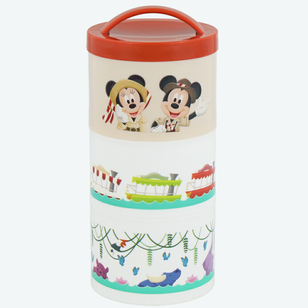 東京ディズニーリゾート　シール容器セット　お弁当箱　パークフード柄 パークモチーフ柄 シール容器4個 弁当箱 ランチケース