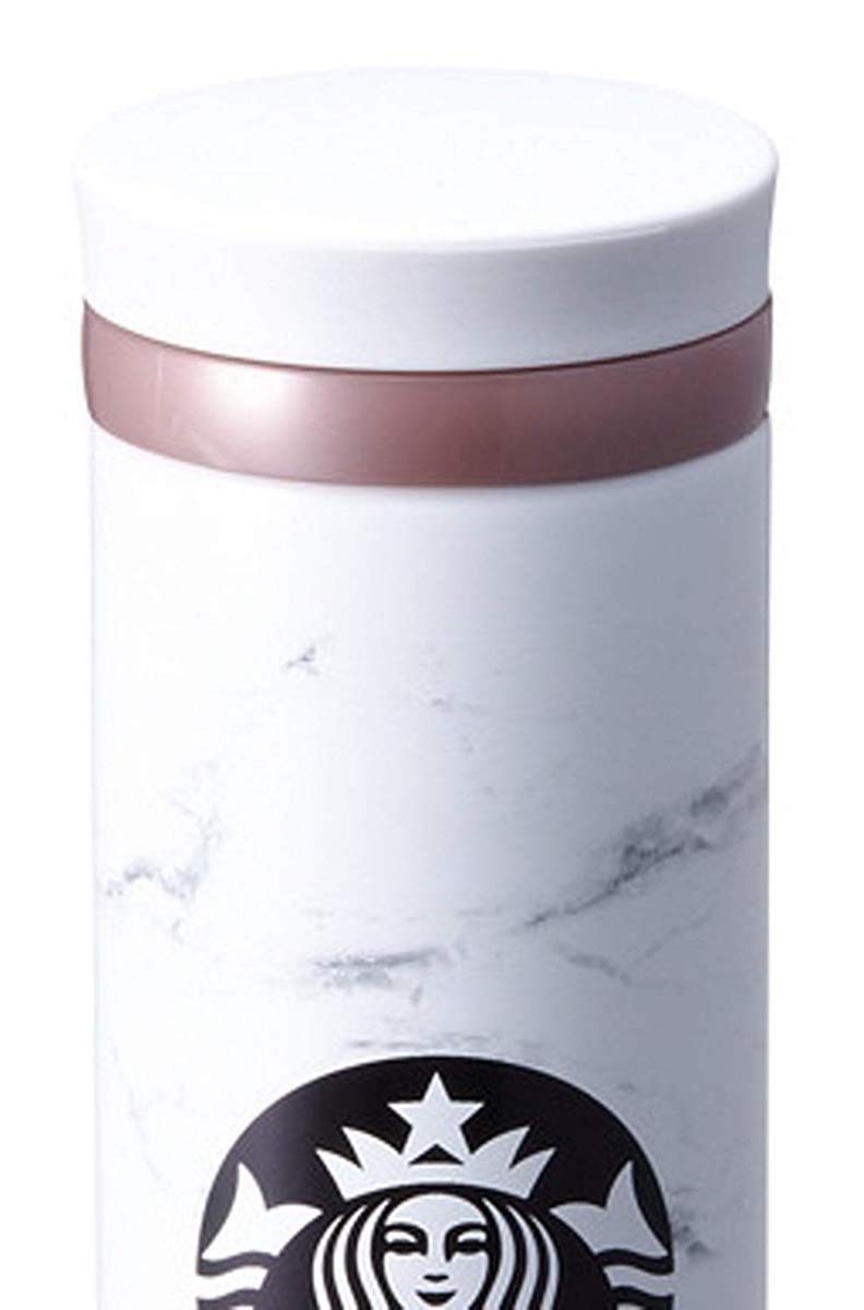 韓国 スターバックス スタバ マーブルホワイトサーモス 500ml 大理石 
