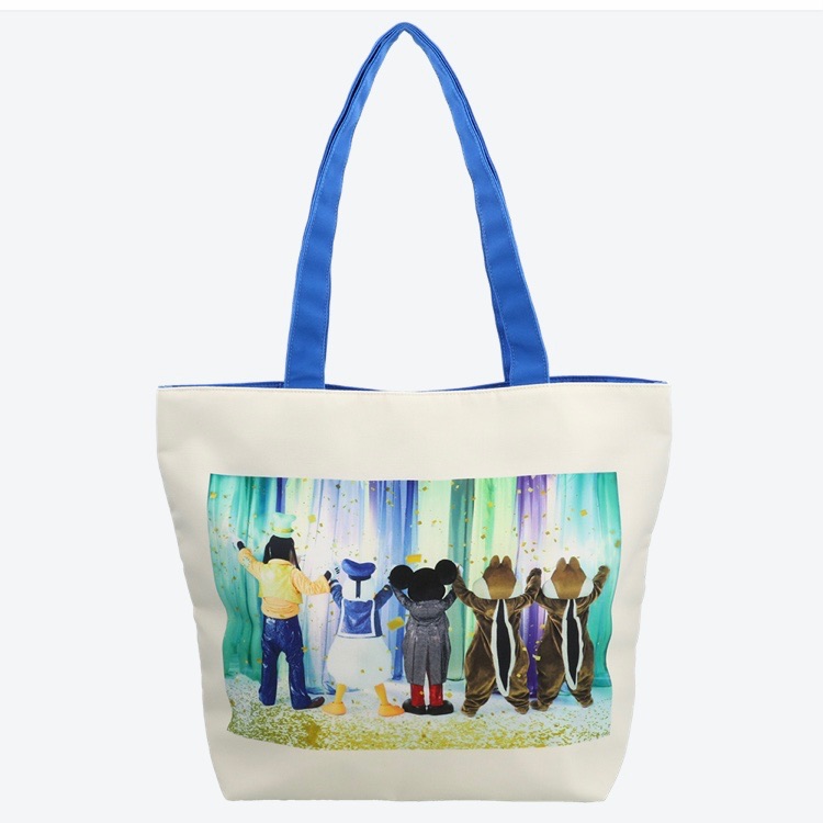 楽天市場 ミッキー フレンズ トートバッグ 実写 イマジニングザマジック 蜷川 実花ディズニー グッズ お土産 東京ディズニーリゾート限定 バッグ トート 手提げ ドナルド グーフィー ミッキーマウス チップ デール バッグ にじいろマート