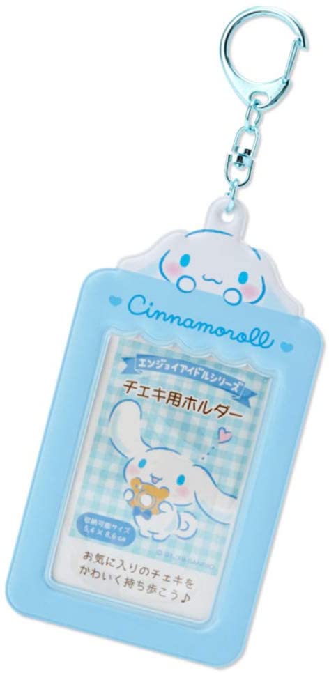 楽天市場 サンリオ Sanrio シナモロール チェキ用ホルダー エンジョイアイドル シナモン ブルー 水色 青 キャラクター アイドル 推しメン メンカラ メンバーカラー チェキ 厚紙 写真 切り抜き バッグチャーム 持ち歩き にじいろマート