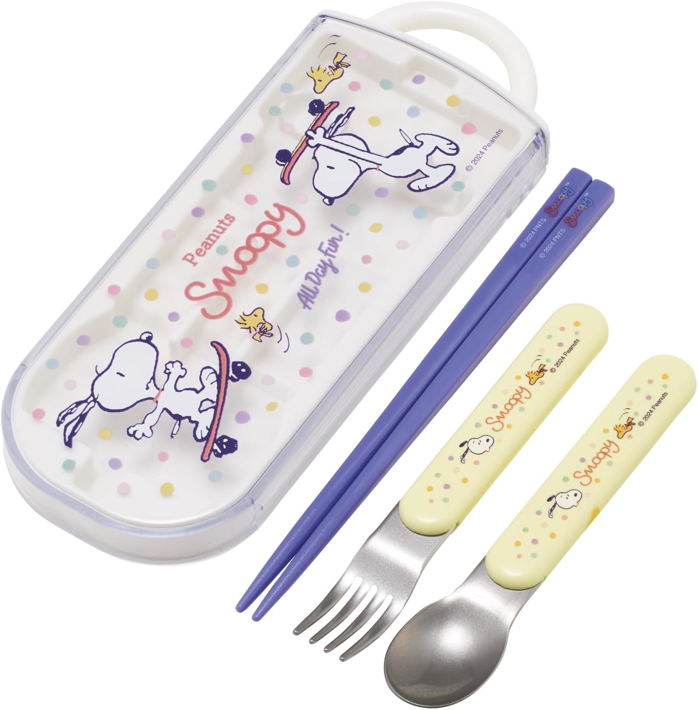 楽天市場】抗菌食洗対応 スライド式トリオセット スヌーピー スケート