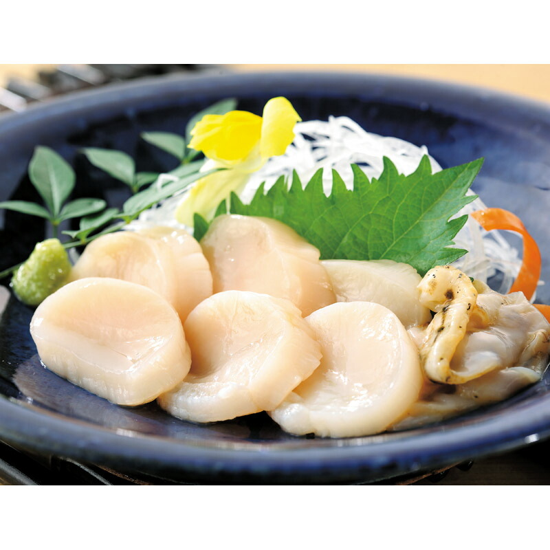 北海道産 お刺身用ほたて貝柱500g【商品引換券】【即納商品】