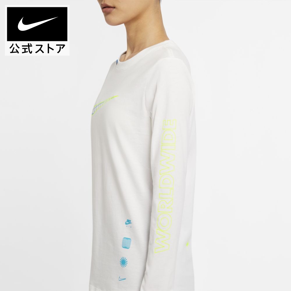 楽天市場 ナイキ スポーツウェア ウィメンズ ロングスリーブ Tシャツnike アパレル レディース スポーツ カジュアル トップス Tシャツ 長袖 長袖tシャツ ロンt ロングtシャツ 送料無料 Nike 公式 楽天市場店