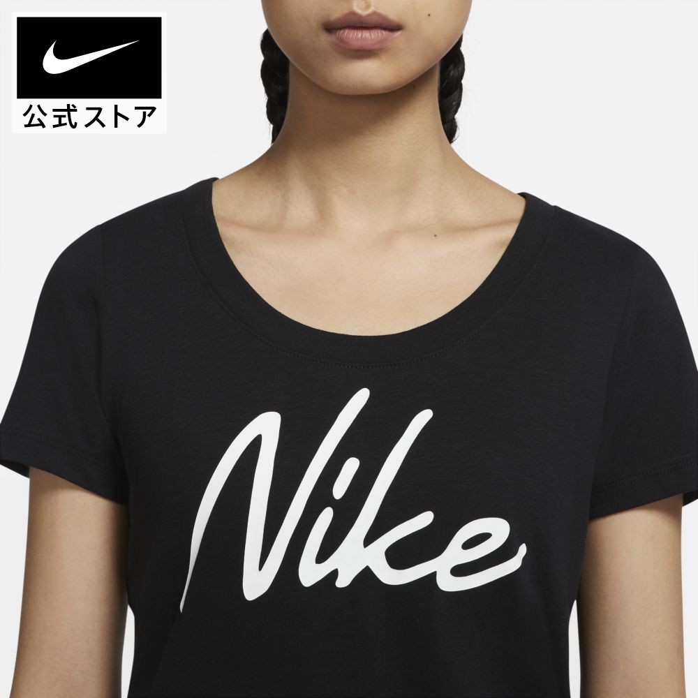 楽天市場 ナイキ Dri Fit ウィメンズ ロゴ トレーニング Tシャツnike アパレル レディース スポーツ トレーニング フィットネス ヨガ ピラティス ジム トップス Tシャツ 半袖 Nike 公式 楽天市場店