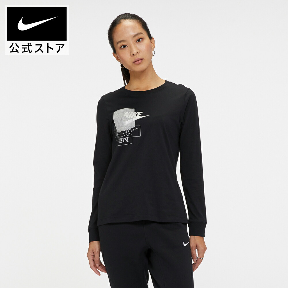 楽天市場 クリアランス価格 ナイキ スポーツウェア ウィメンズ ロングスリーブ モック Tシャツアパレル Tシャツ メンズ 長袖 トレーニングウェア スポーツウェア スケボ ウェア ランニングウェア Nike トップス レディース Nike 公式 楽天市場店