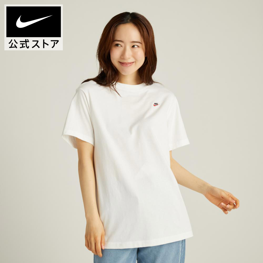 ナイキ NIKE レディース 半袖Tシャツ ナイキ ウィメンズ NSW クラブ S/S Tシャツ OC スウッシュ HQ1699100 （WHITE） ナイキ NIKE レディース 半袖Tシャツ ナイキ ウィメンズ NSW