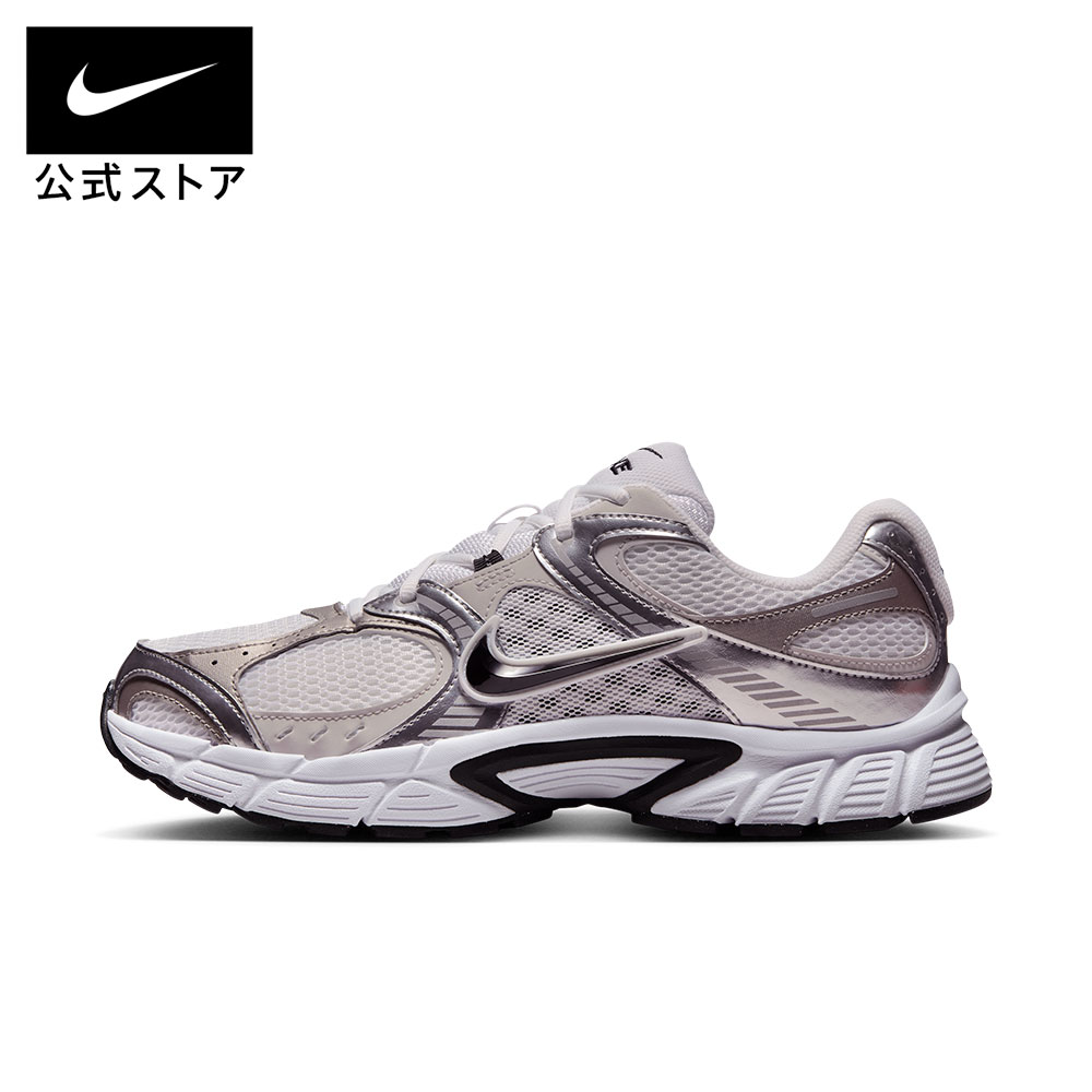 【30%OFFクーポン対象 +P10倍 7.19 20:00～7.26 1:59】ナイキ V5 RNR メンズシューズ NIKE メンズ シューズ スニーカー 靴 白 ホワイト Y2K 通勤 通学 部活 ライフスタイル メッシュ 通気性 耐久性 メタリック 軽量 公式 ギフト SU25 ライフスタイルシューズ｜NIKE 公式 店
