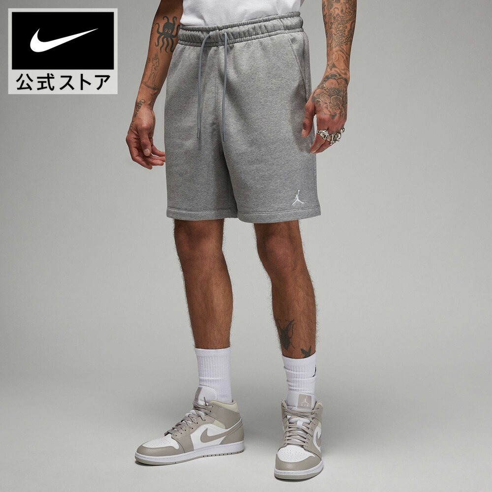 【期間限定価格 4.4 12:00～4.10 23:59】ジョーダン ESS フリース ショート NIKE メンズ ボトムス ハーフパンツ ショートパンツ 半ズボン JORDAN Jumpman ドローコード ウエストバンド 裏起毛 フリース素材 グレー 灰色 S-3XL SU26