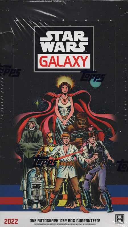 週間売れ筋 2022 TOPPS STAR WARS CHROME GALAXY HOBBY BOX 送料無料