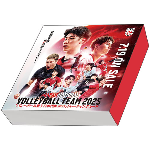 （予約）「バレーボール男子日本代表2025」トレーディングカード BOX （二木限定特典カード添付） 2025年7月19日発売