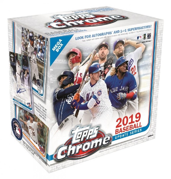 2019 Topps Chrome Baseball Update Mega Box