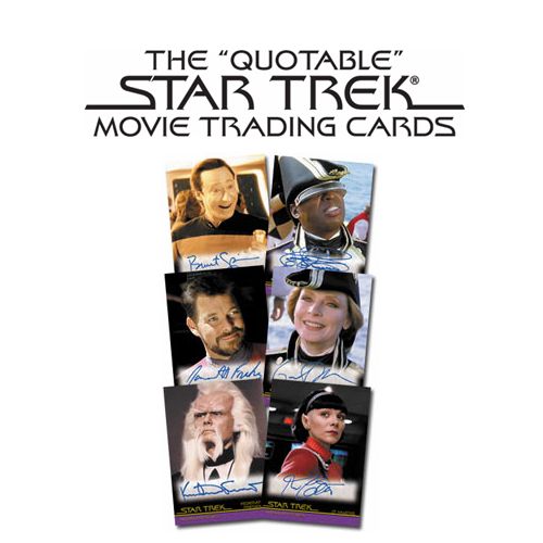 楽天市場 セール 劇場版スタートレック 名言 トレーディングカード The Quotable Startrek Movie トレカショップ二木