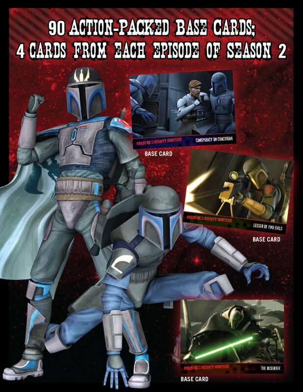 Rise Of The Bounty Hunters 20 Card Foil Character Set Star Wars Clone Wars 2