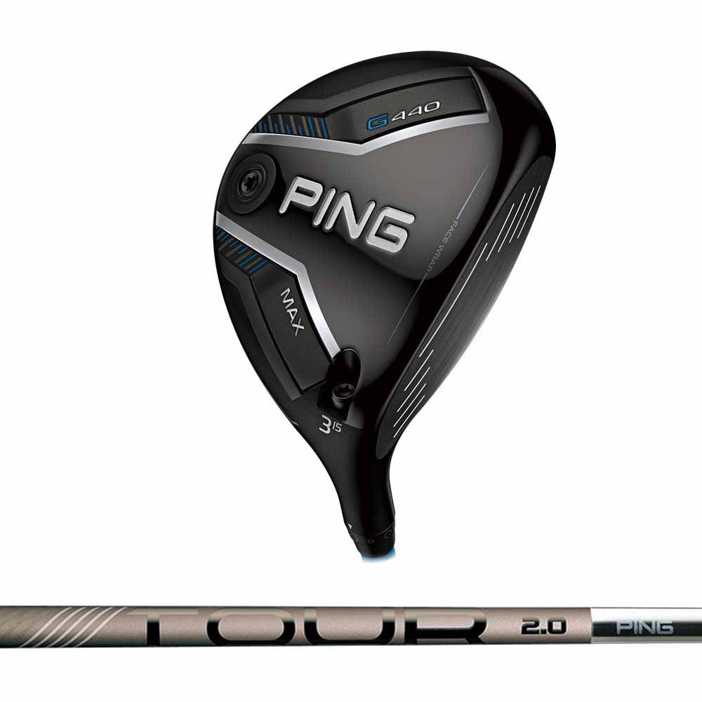 ピン PING G440 MAX フェアウェイウッド PING TOUR 2.0 CHROME 75 カーボンシャフト 2025