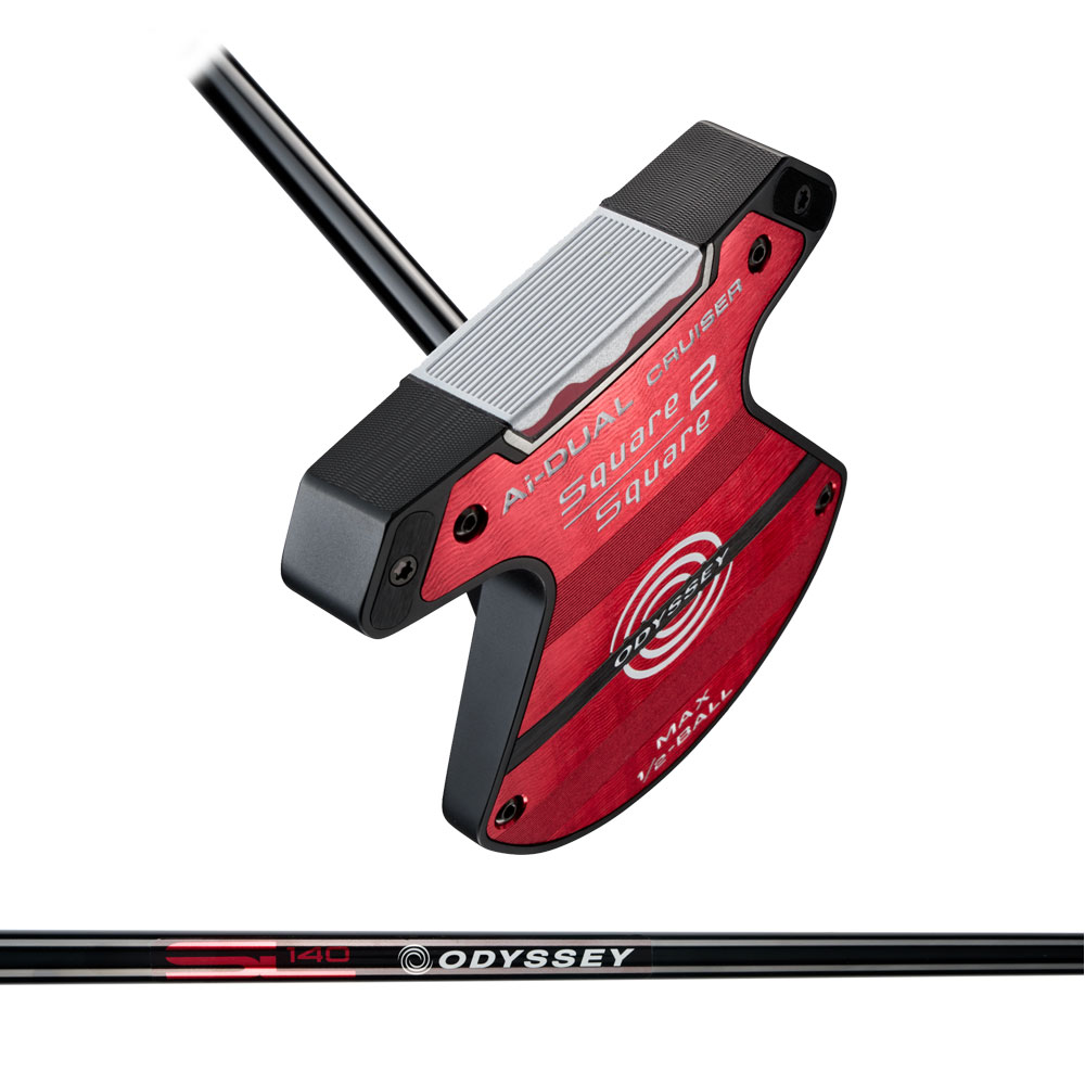 オデッセイ ODYSSEY Ai-DUAL Square 2 Square ハーフ BALL CRUISER MAX パター ストロークラボ シャフト 日本正規品 2026|二木ゴルフ 店