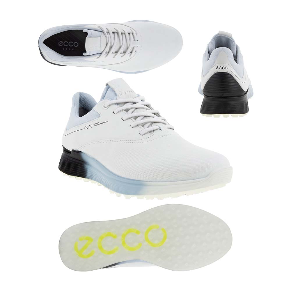 ECCO ゴルフシューズ ホワイト ecco エコー ゴルフ 102954-60616 メンズ ゴルフシューズ エス