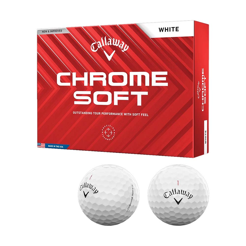 キャロウェイ Callaway CHROME SOFT ボール ホワイト 1ダース 2024