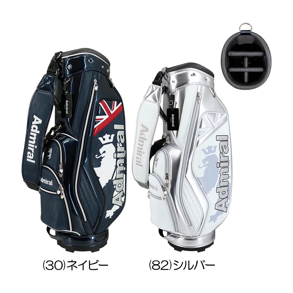 新品 アドミラル キャディバッグ ADMG5AC5 ネイビー Admiral Golf キャディバッグ メンズ レディース アドミラル