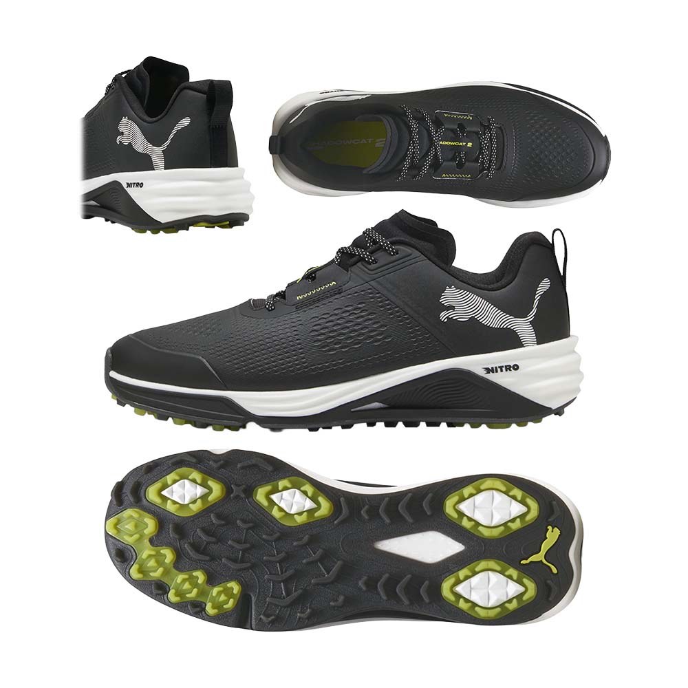 プーマ PUMA シャドウキャット ニトロ 2.0 スパイクレスシューズ 312774(03)ブラック/ホワイト 2026