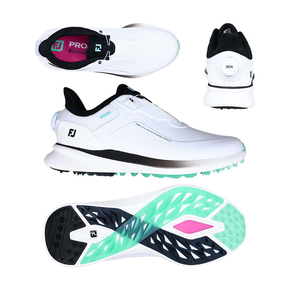 フットジョイ FOOTJOY プロSL Boa スパイクレスシューズ 56956 ホワイト/ブラック 2026