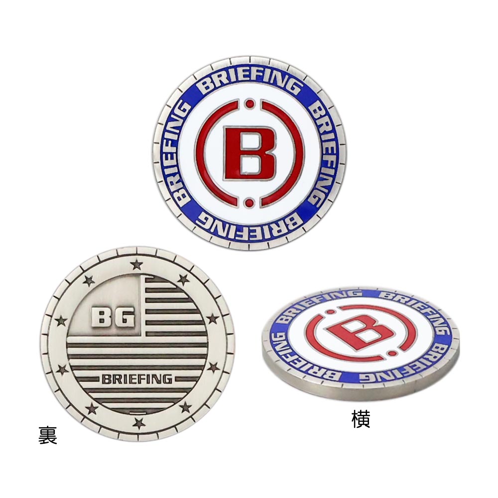 ブリーフィング BRIEFING ENAMEL CIRCLE B MEDAL MARKER BRG261G30 2026｜二木ゴルフ 店