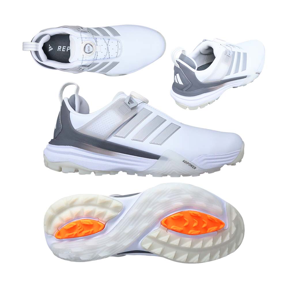 アディダス Adidas アディパワー 26 Boa スパイクレスシューズ JS4140 ホワイト/シルバー 2026