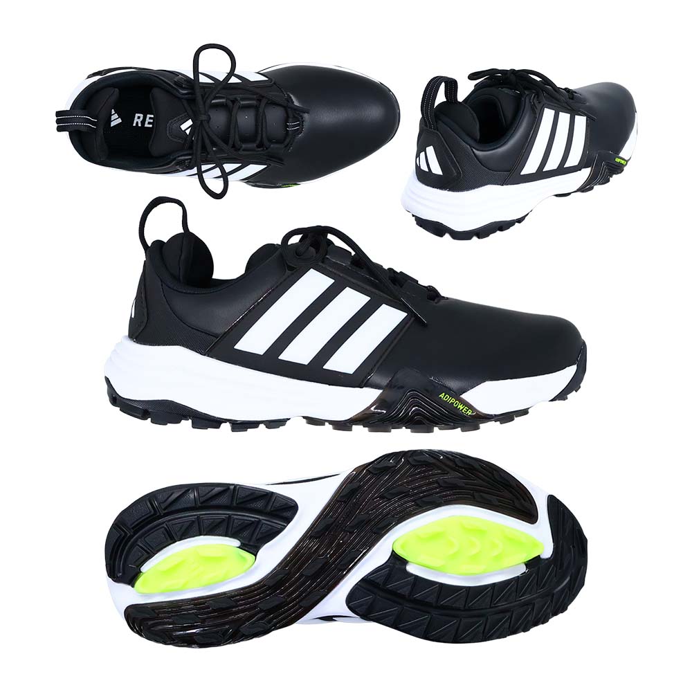 アディダス Adidas アディパワー 26 SL スパイクレスシューズ JQ6817 ブラック/ホワイト 2026