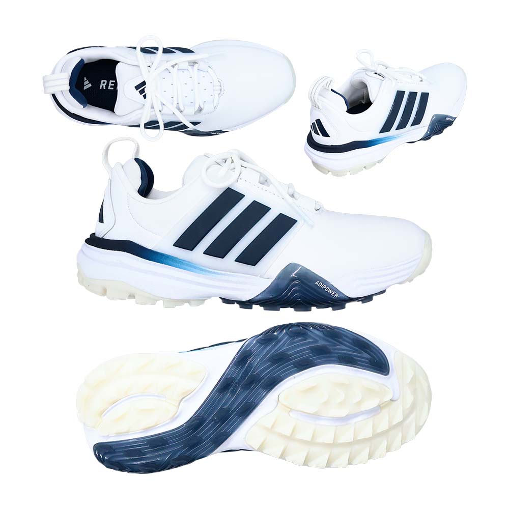 アディダス Adidas アディパワー 26 レディース スパイクレスシューズ JP8398 ホワイト/ネイビー 2026