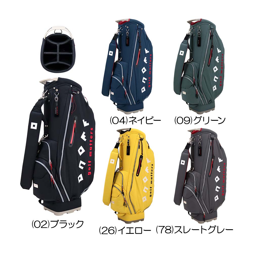 オノフ ONOFF メンズ キャディバッグ OB3626 2026｜二木ゴルフ 店