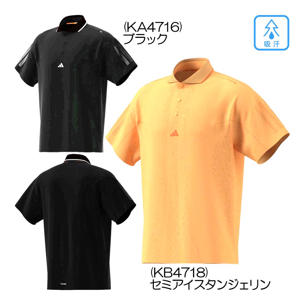 アディダス Adidas アルティメット365 ツアー クライマクール ジャカード 半袖 ポロシャツ GE890 メンズウェア 26春夏モデル