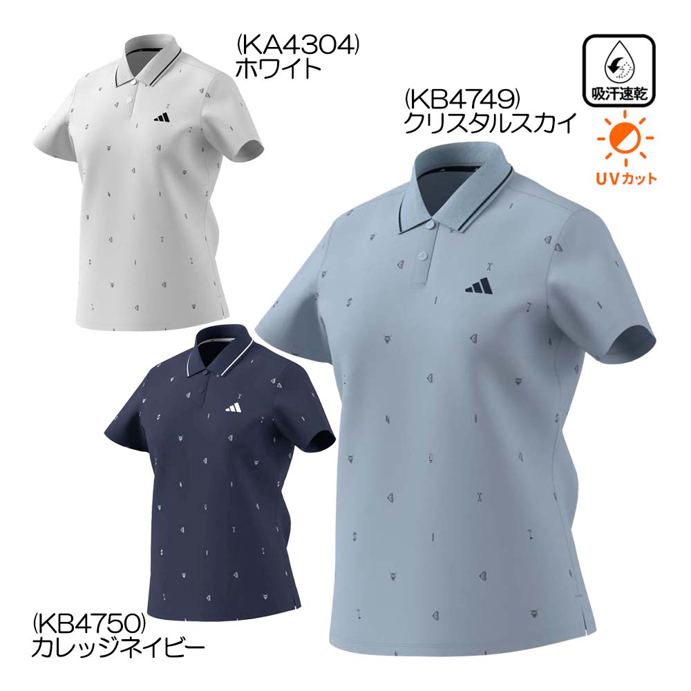 アディダス Adidas クライマクール モノグラム 半袖シャツ SF640 レディースウェア 26春夏モデル