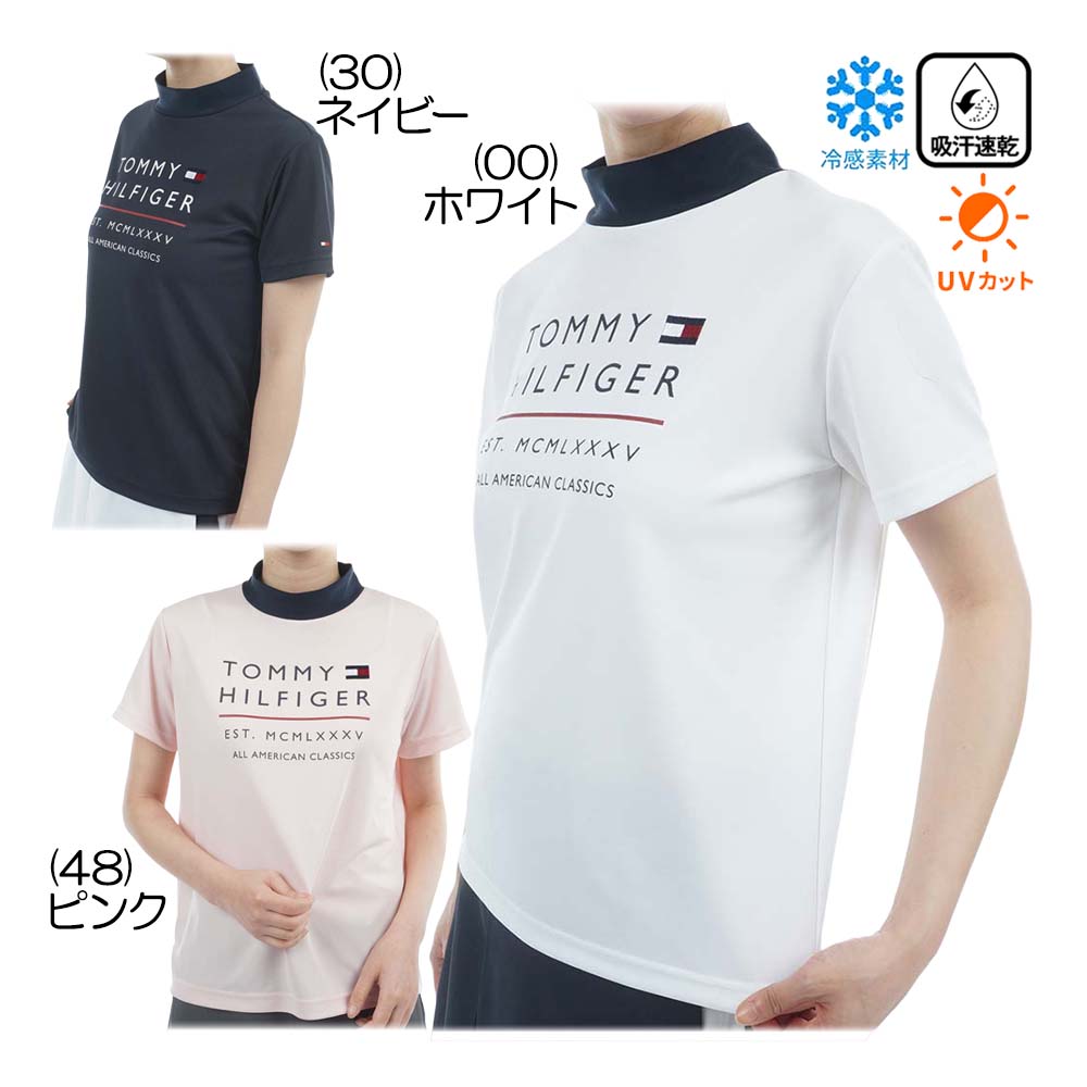 トミーヒルフィガー Tommy Hilfiger モックネックシャツ THLA616 レディースウェア 26春夏モデル
