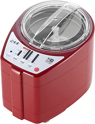 山本電気 家庭用精米機 MCHBA PRODUCT 匠味米 レッド MBRC52R｜nikkori store