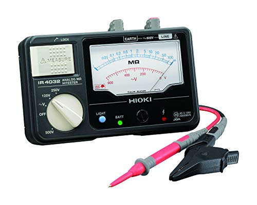 HIOKI (日置電機) 不成立踏みこたえる計 IR4032-10 アナログメグオームハイテスタ 取り調べる先んじる L9787 属する品 JIS公証  貨物輸送 無料