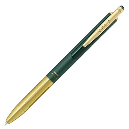 ゼブラ ジェルボールペン サラサグランド 0.5mm アンティークカラー グリーンブラック P-JJ56-AN-VGB 送料　無料
