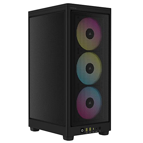 Corsair iCUE 2000D RGB AIRFLOW ITX Tower ミニタワー型PCケース Black CC-90112 送料　無料